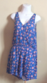 Jumper Floreado Color Azul Talla Chica 